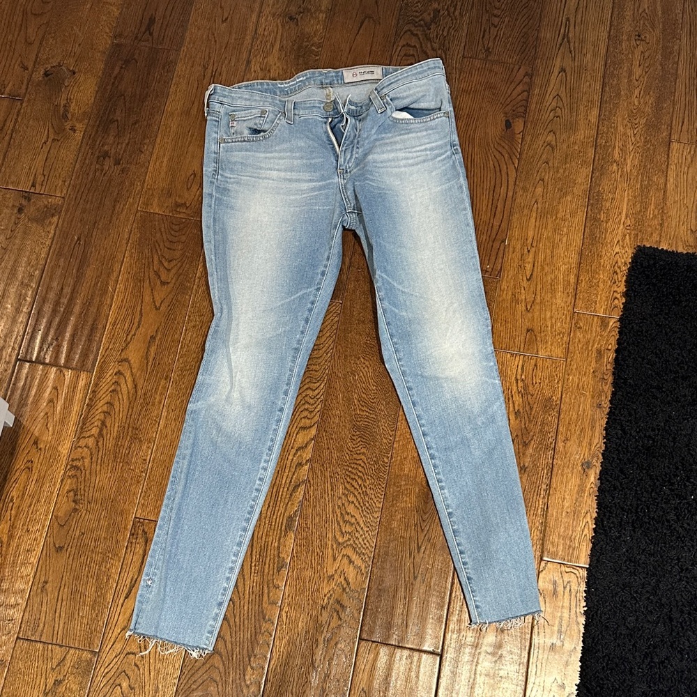 AG Adriano Goldschmied Light Wash Skinny Jeans